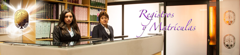 Registros y Matrículas